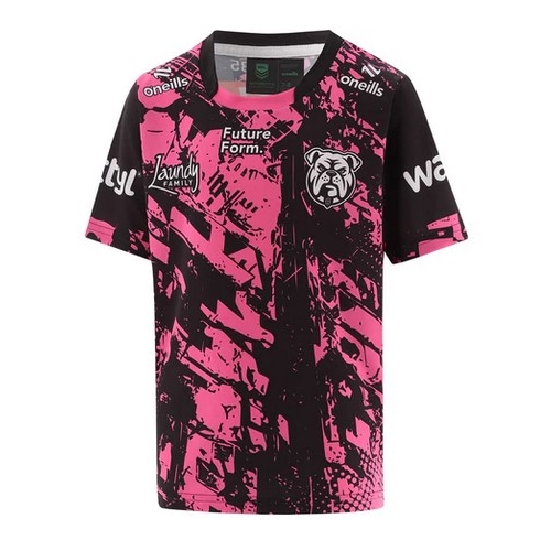 Canterbury Bulldogs NRL 2026 O'Neills Captains Run T Shirt Kids Sizes 6-13!
