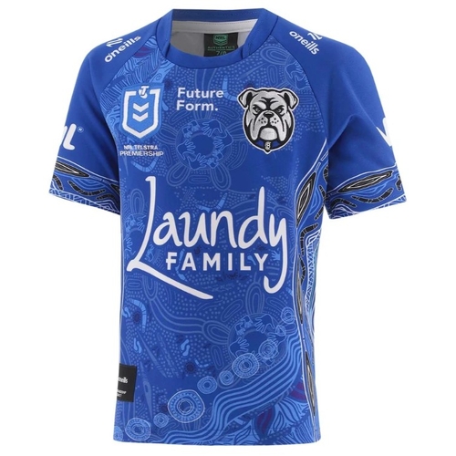 Canterbury Bulldogs NRL 2026 O'Neills Indigenous Jersey Kids Sizes 6-13!