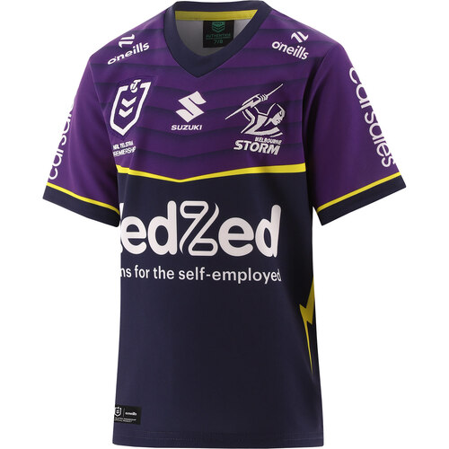Melbourne Storm NRL 2024 O'Neills Home Kids Jersey Kids Sizes 6-13!