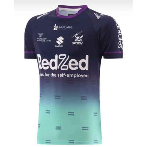 Melbourne Storm NRL 2024 O'Neill's Women In League T Shirt Sizes S-3XL!