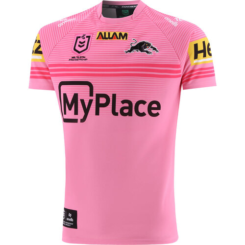 Penrith Panthers NRL 2025 O'Neills Away Pink Jersey Sizes S-7XL!