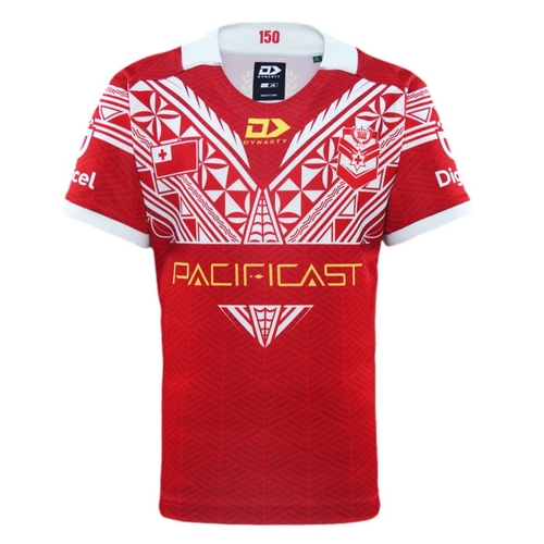 Tonga Rugby League 2025 Players Dynasty Home Jersey Kids Sizes 8-16!