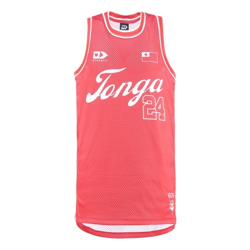 Tonga Rugby League 2024 IRL Dynasty Basketball Singlet Sizes S-7XL!