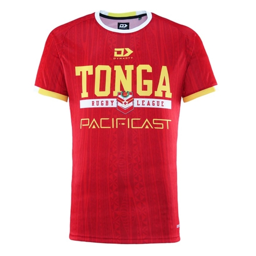 Tonga Rugby League 2025 Players Dynasty Training T Shirt Sizes S-7XL!
