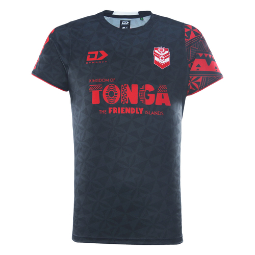 Mate Ma'a Tonga RLWC 2026 Dynasty Players Black Training T Shirt Sizes XS-7XL!