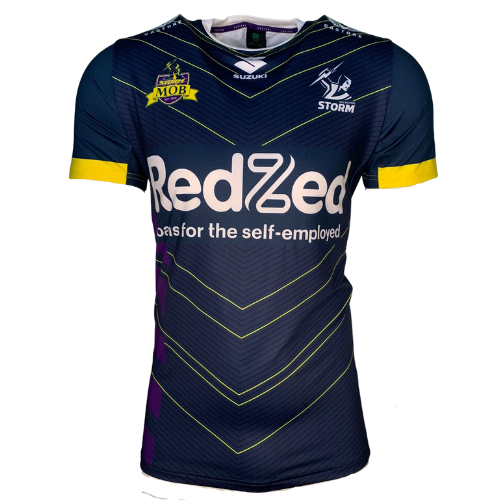 Melbourne Storm NRL Castore Warm Up Shirt Sizes S-6XL! T3
