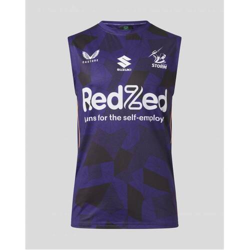 Melbourne Storm NRL 2023 Castore Training Singlet Purple Sizes S-3XL!