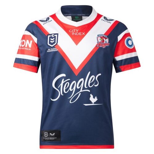 Sydney Roosters NRL Castore Home Jersey Sizes S-6XL! T3 