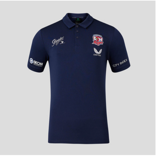 Sydney Roosters NRL 2024 Castore Media Polo Sizes S-6XL!