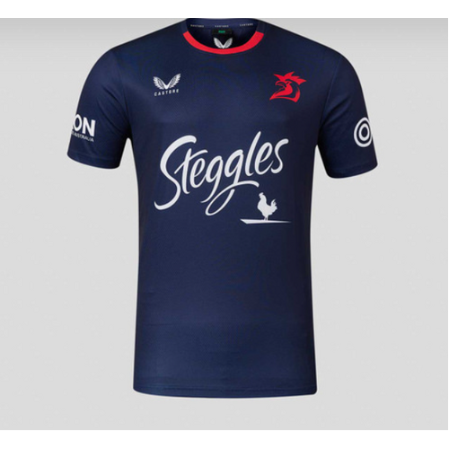 Sydney Roosters NRL 2024 Castore Training Tee Sizes S-7XL!