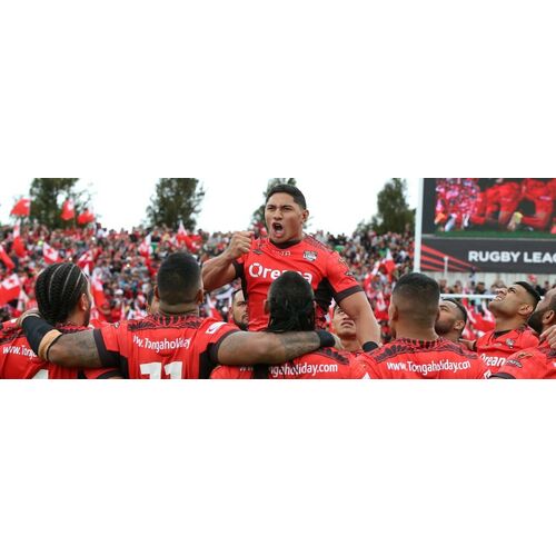 Tonga Mate Ma'a Rugby League Banner Flag Polyester Flag 60cm x 165cm 