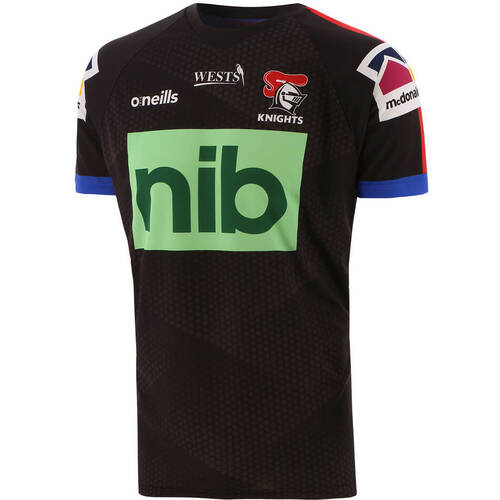 Newcastle Knights NRL 2022 Training Tee T Shirt Black Sizes S-5XL!