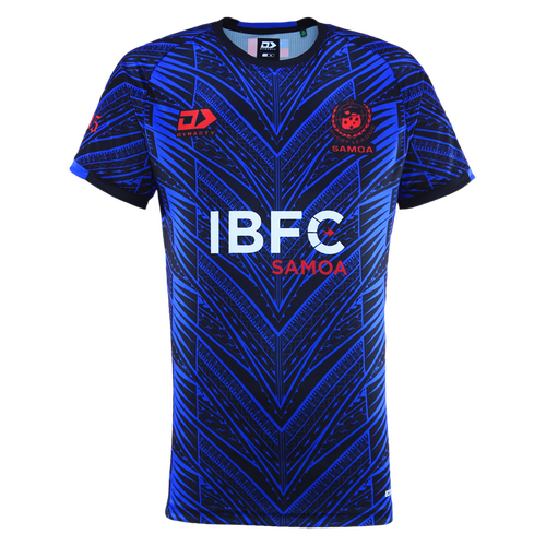 Samoa Rugby League 2024 Players Dynasty Training Shirt Sizes S-7XL!