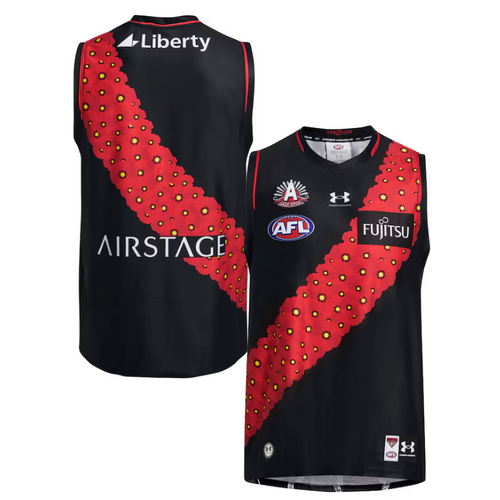 Essendon Bombers AFL Under Armour ANZAC Guernsey Sizes S-5XL! T4