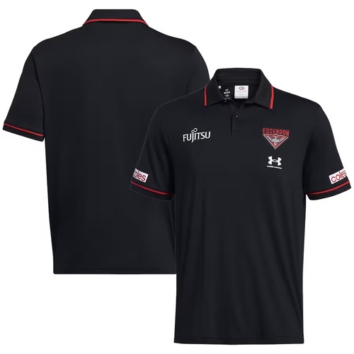 Essendon Bombers AFL Under Armour Players Media Polo Tall Sizes L-2XL! T4