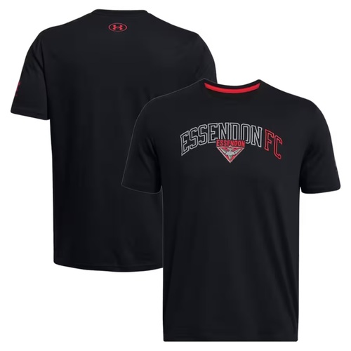 Essendon Bombers AFL 2024 Under Armour Supporters Tee Sizes S-3XL!