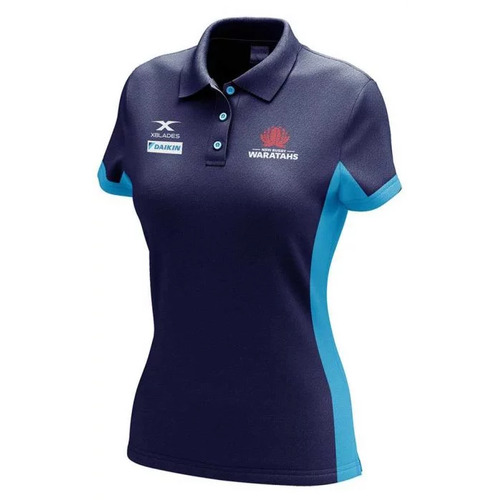 New South Wales Waratahs X Blades Ladies Media Polo Sizes 8-16! T0