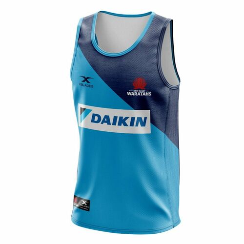 New South Wales Waratahs X Blades Muscle Singlet Shirt Sizes S-5XL T0