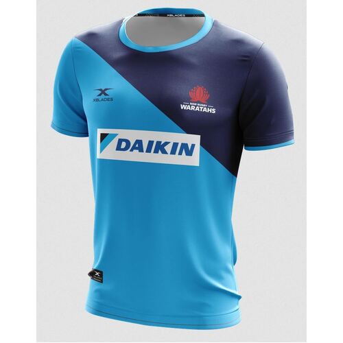 New South Wales Waratahs 2020 X Blades Kids Training Shirt Sizes 6-16