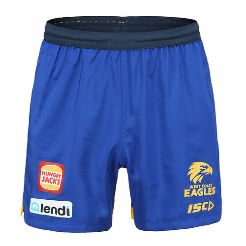 West Coast Eagles AFL 2020 ISC Players Training Shorts Size S-5XL!