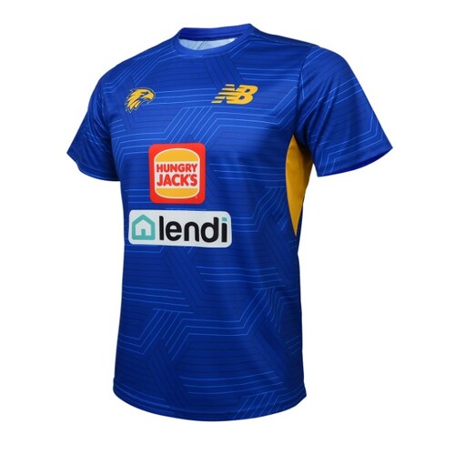 West Coast Eagles AFL New Balance Training Shirt Size S-3XL! T3