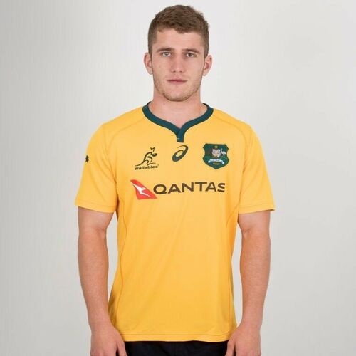 Australia Wallabies Rugby 2018 Asics Home Jersey Adults Sizes S-4XL!