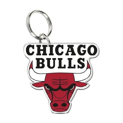 Official NBA Chicago Bulls Premium Acrylic Team Keyring!