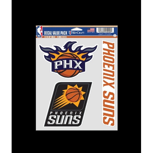 Official NBA Phoenix Suns Decal/Sticker Value Pack!