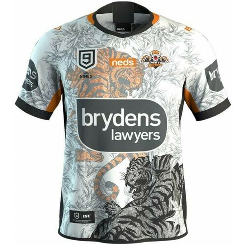 Wests Tigers NRL ISC 2020 Nines 9's Jersey Sizes S-7XL! 