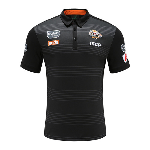 Wests Tigers NRL 2020 Players ISC Media Polo Shirt Size Medium ONLY!