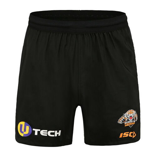 Wests Tigers NRL 2020 Players Black Training Shorts Sizes S-5XL!