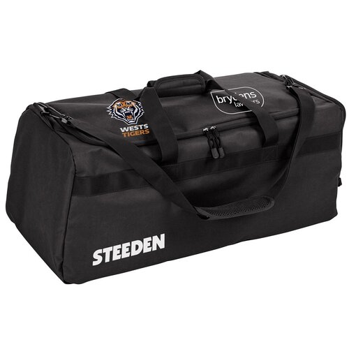 Wests Tigers NRL 2023 Players Hold All Steeden Game Day Gear Bag!