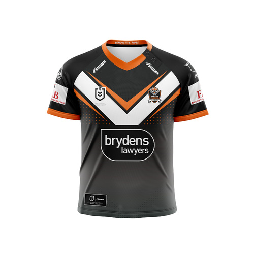 Wests Tigers NRL 2024 Steeden Home Jersey Toddlers Set Sizes 0-4!
