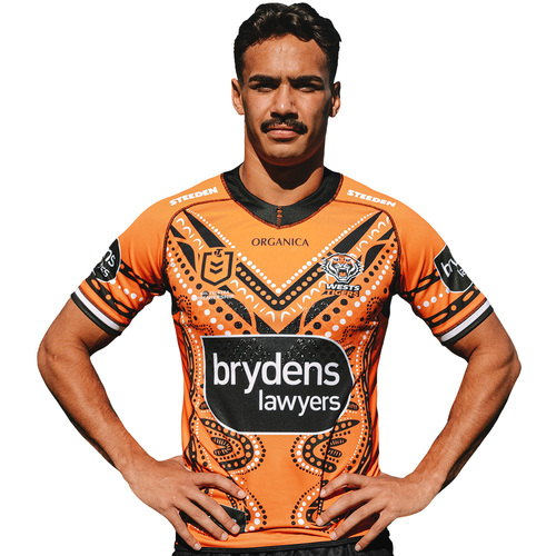 Wests Tigers NRL 2022 Steeden Indigenous Jersey Adults Sizes S-5XL!