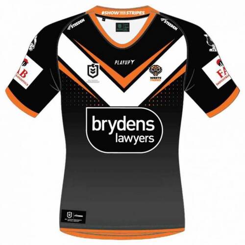 Wests Tigers NRL 2023 Steeden Home Jersey Sizes S-7XL!