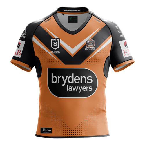 Wests Tigers NRL 2024 Steeden Away Jersey Sizes S-7XL!