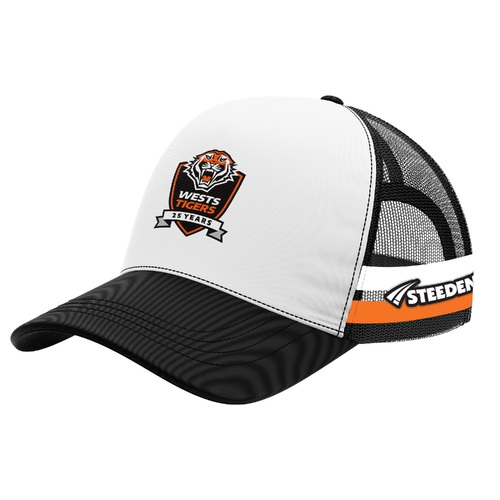 Wests Tigers NRL 2024 Players Steeden Trucker Cap/Hat! In Stock!