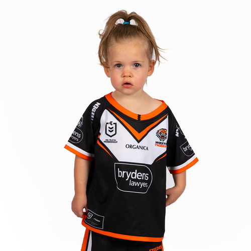 Wests Tigers NRL 2022 Steeden Home Jersey Toddlers Set Sizes 1-4!