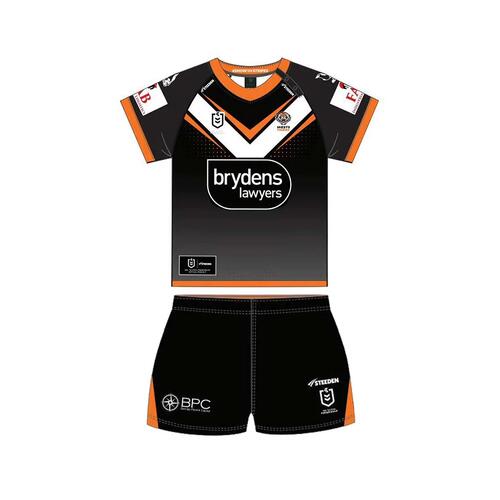 Wests Tigers NRL 2023 Steeden Home Jersey Toddlers Set Sizes 0-4!