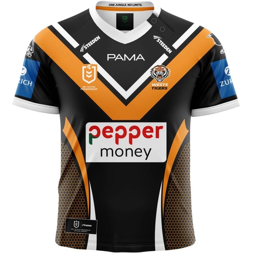 Wests Tigers NRL 2025 Steeden Home Jersey Toddlers Set Sizes 0-4!