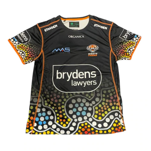 Wests Tigers NRL Steeden Run Out Shirt T Shirt Sizes S-5XL! T2