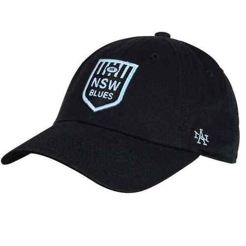 New South Wales NSW Blues State Of Origin American Needle Ball Park Black Cap/Hat!
