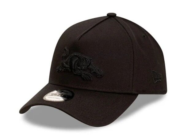 Penrith Panthers NRL New Era 9Forty Black Snapback Cap Hat!