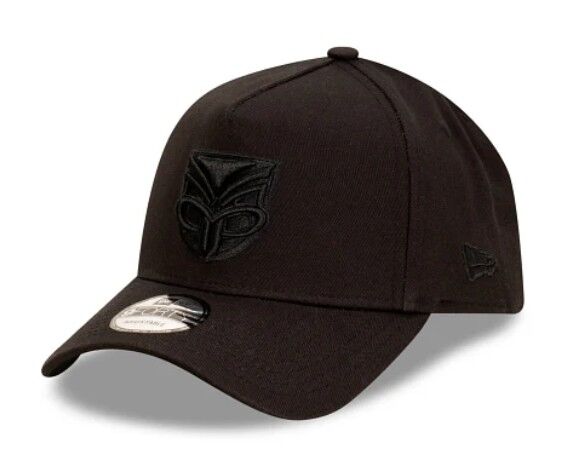 New Zealand Warriors NRL New Era 9Forty Black Snapback Cap Hat!