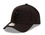 New Zealand Warriors NRL New Era 9Forty Black Snapback Cap Hat!