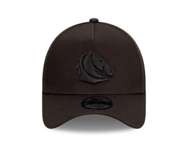 Brisbane Broncos NRL New Era 9Forty Black Snapback Cap Hat!
