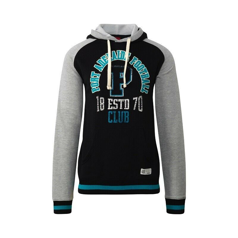 Port Adelaide AFL 2019 Vintage Collegiate Pullover Hoody/Hoodie Sizes S-3XL! W9