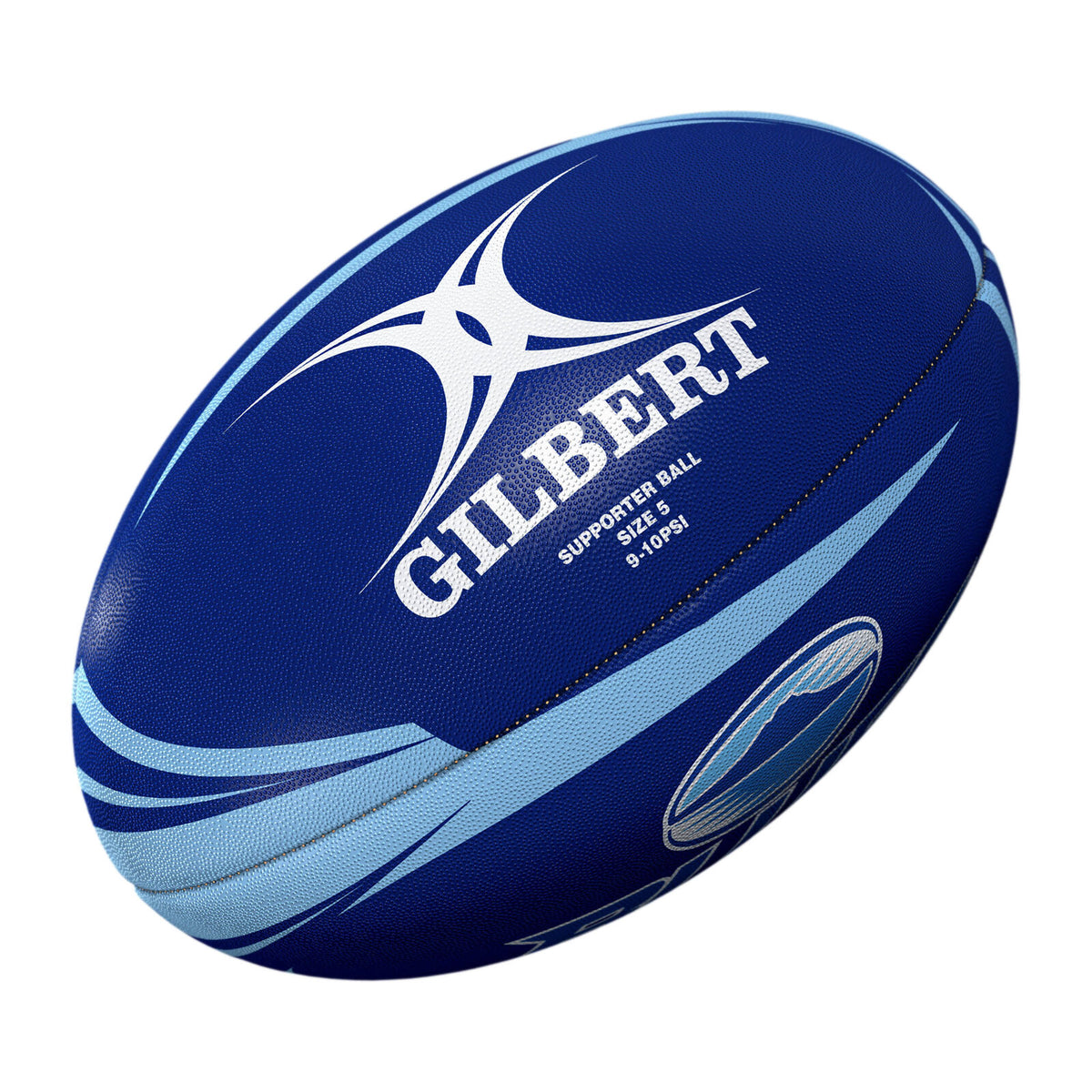 Auckland Blues Super Rugby Team Ball Gilbert Football Size 5!