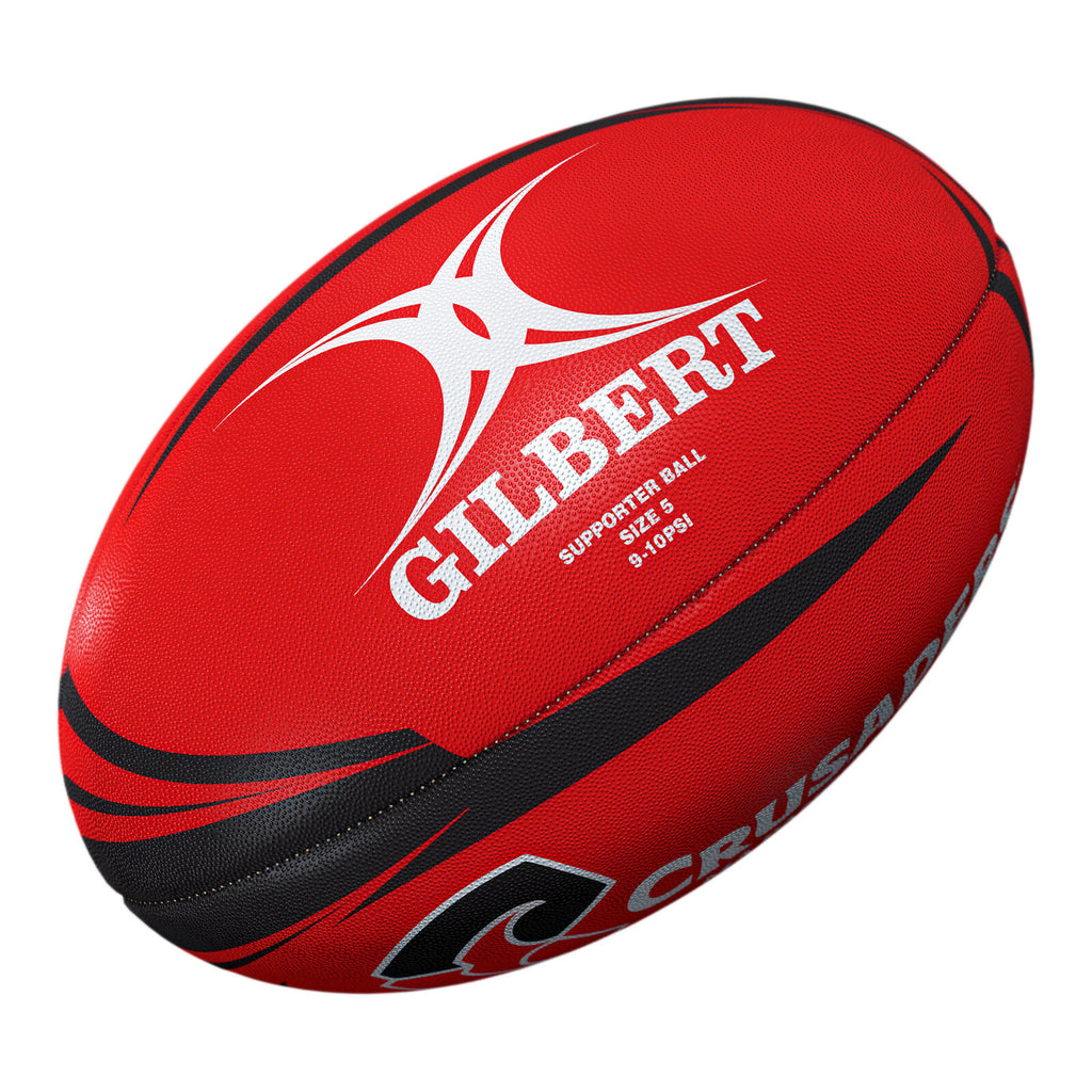 Canterbury Crusaders Super Rugby Team Ball Gilbert Football Size 5!