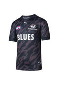 Carlton Blues Puma AFL Warm Up T Shirt Sizes Kids 8-16! T2